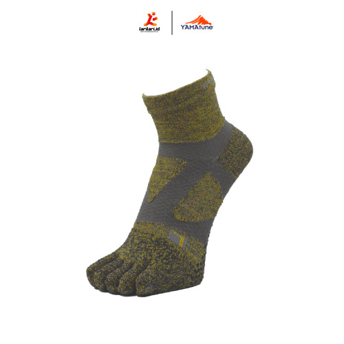 YAMAtune - Spider Arch Middle - 5 Toe - Anti-Slip Dots - Heather Gold